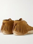 Visvim - Kuiva Shaman-Folk Fringed Suede Sneakers - Brown