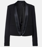 Tom Ford Silk-trimmed wool blazer