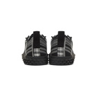 Giuseppe Zanotti Black and White Plaid Blabber Low-Top Sneakers