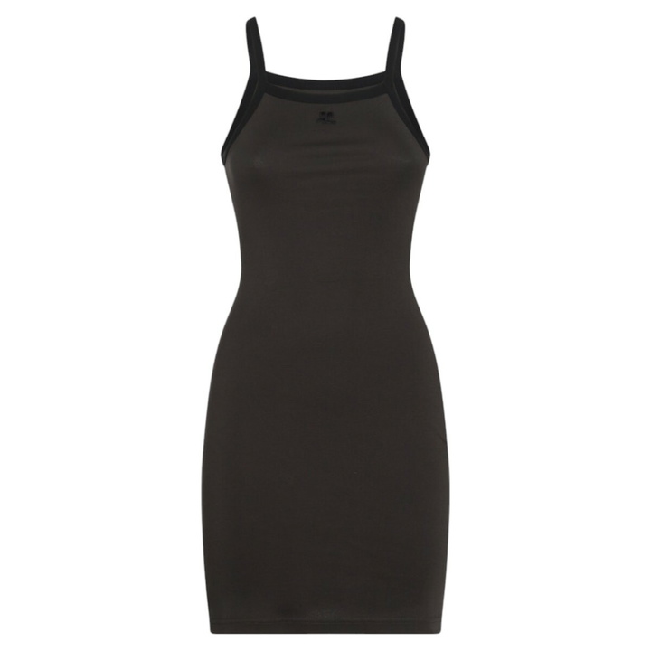 Photo: Courrèges Brown Cotton Mini Dress