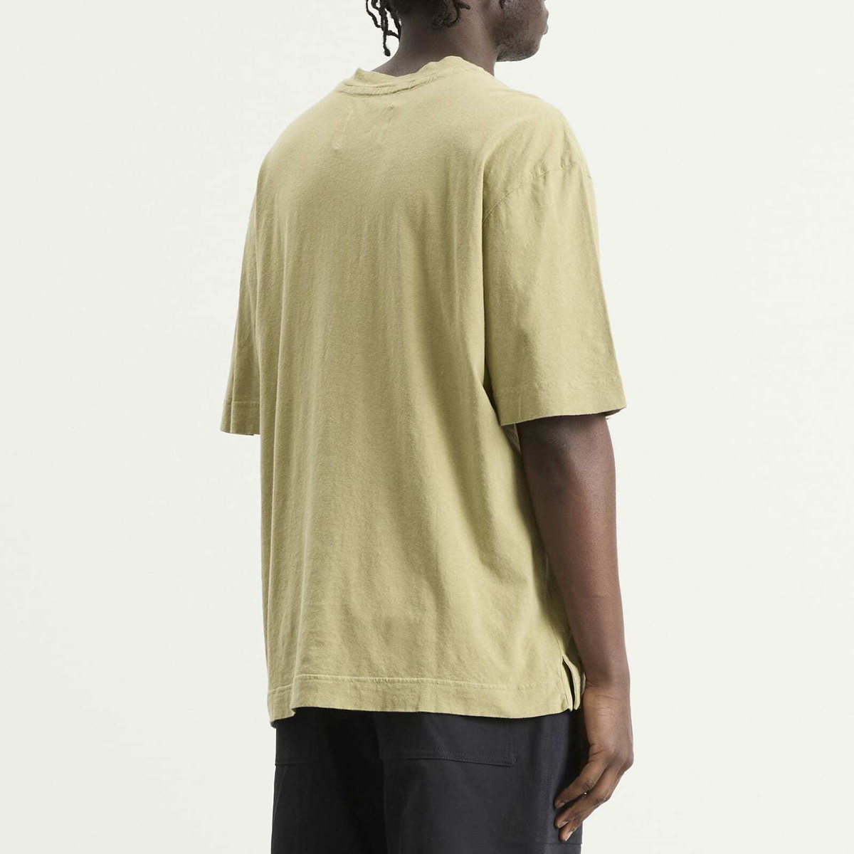 MHL by Margaret Howell Men's Simple T-Shirt in Pale Green