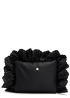 Simone Rocha Pillowcase Embroidered Padded Clutch - Black - One Size
