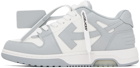 Off-White Gray & White Out Of Office Sneakers