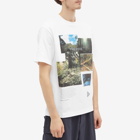 And Wander Men's Naoki Ishikawa The Void T-Shirt in White