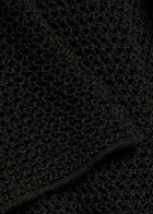Delos Ora Open-knit Maxi Dress Black
