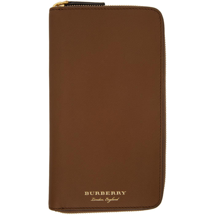 Burberry Tan Renfew Trench Wallet 