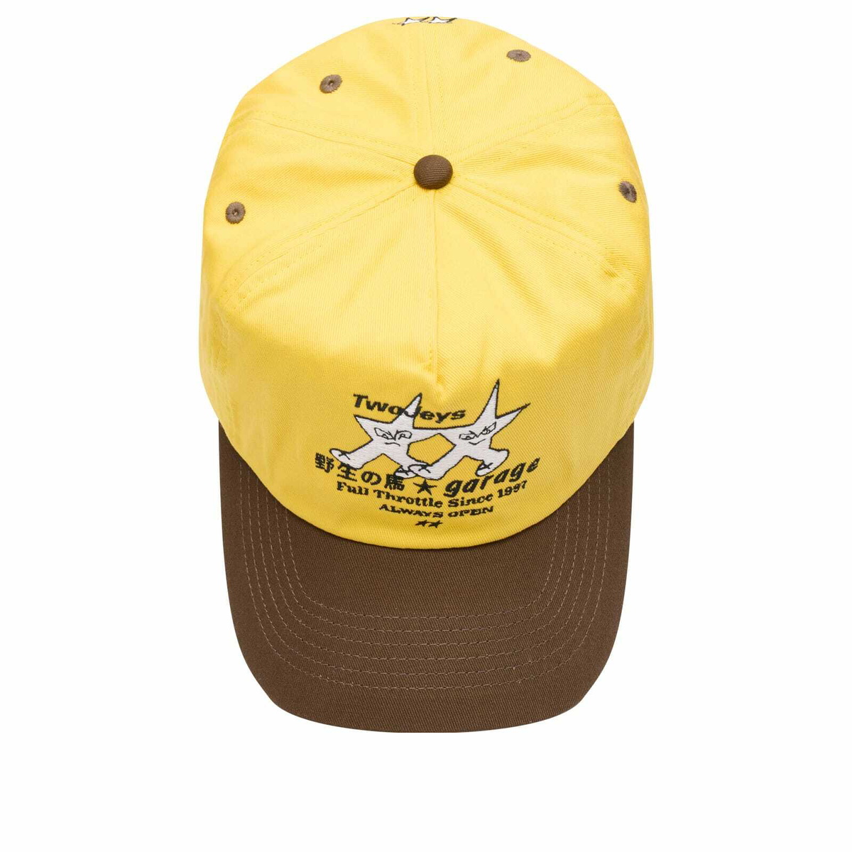 TwoJeys Sketchy Stars Cap in Yellow 