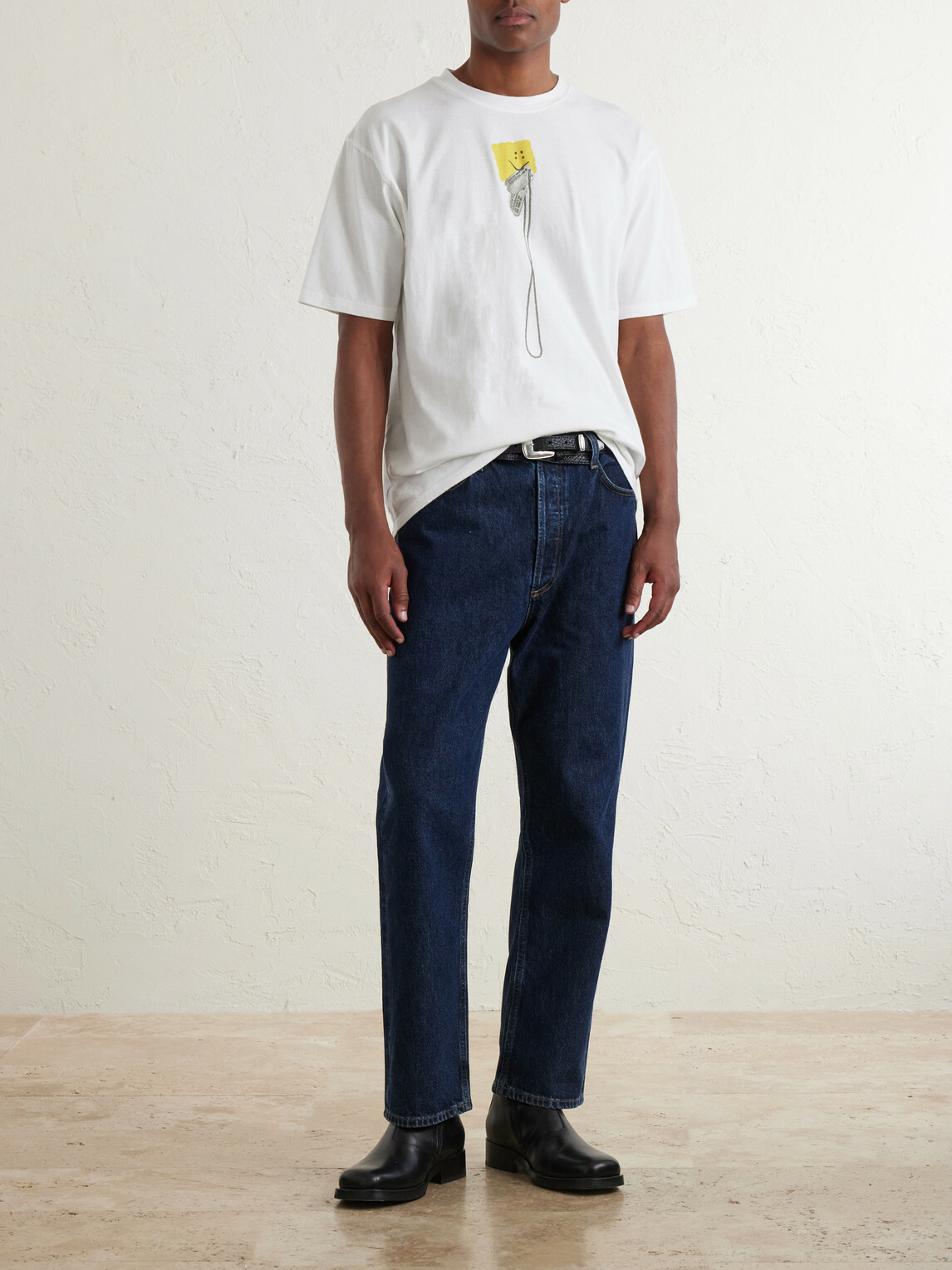 KAPITAL - Peckish Printed Cotton-Jersey T-Shirt - White