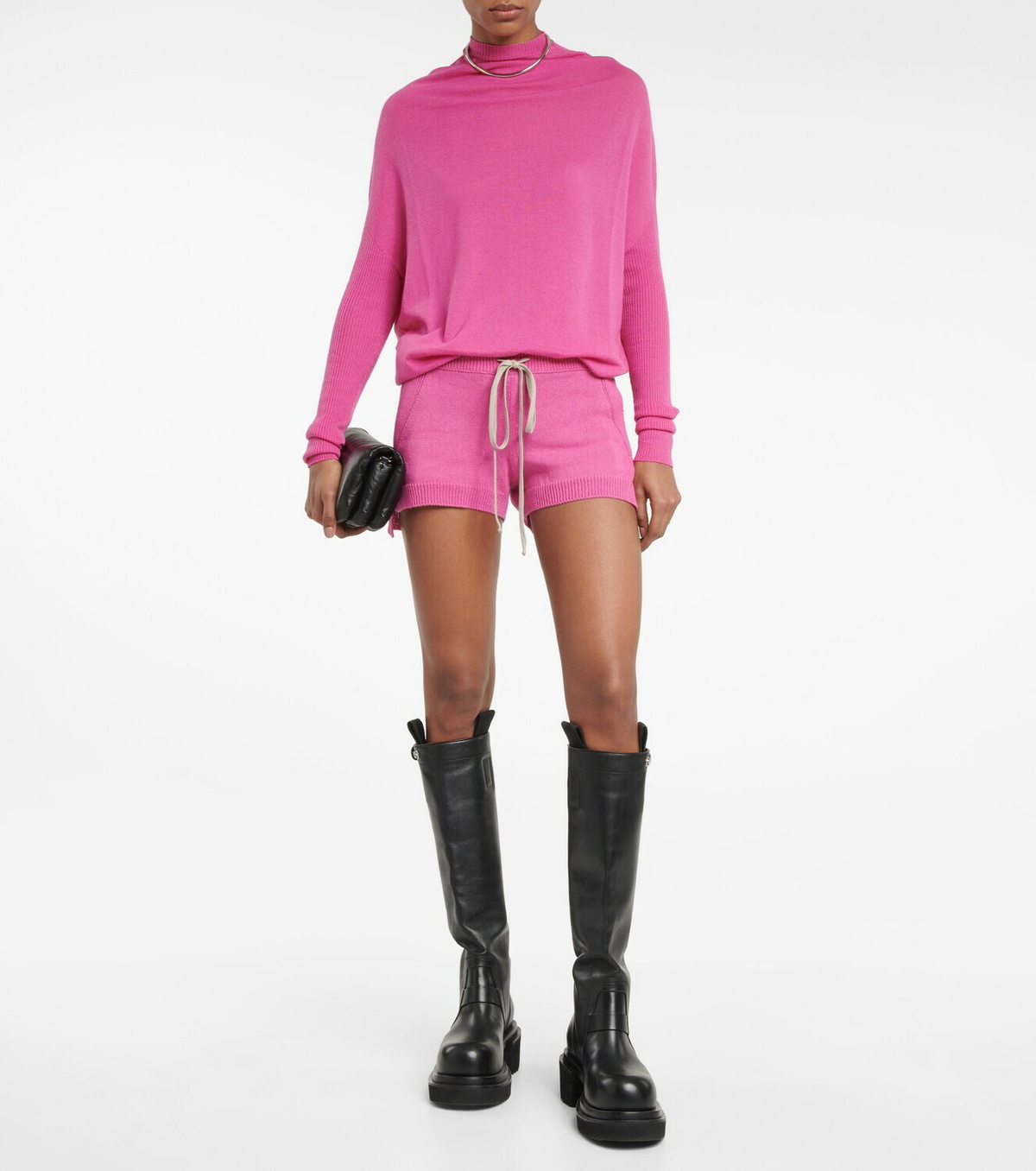 Rick Owens Silk Shorts Women