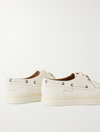 John Lobb - Pier Suede Boat Shoes - White