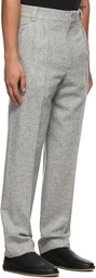 Fear of God Grey Double Pleated Tapered Trousers