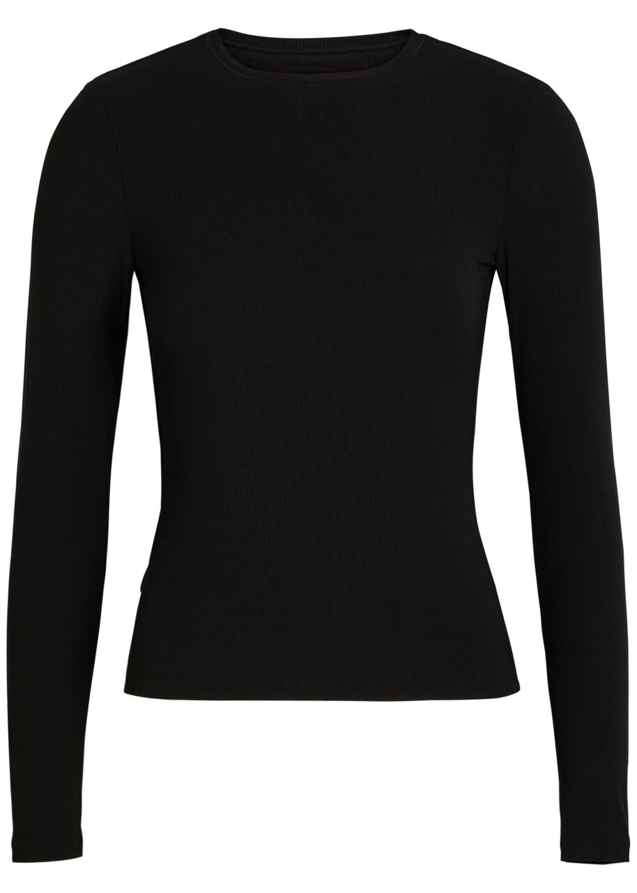 Tala 365 Ribbed Stretch-modal top Black