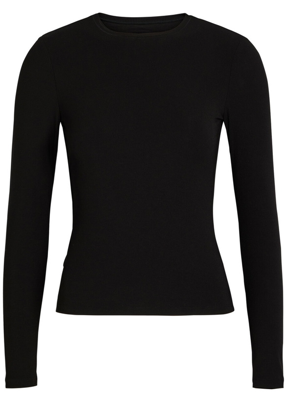Photo: Tala 365 Ribbed Stretch-modal top Black