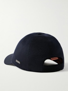 Zegna - Logo-Embellished Cashmere-Felt Baseball Cap - Blue