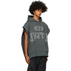 Telfar Grey Sideless Hoodie