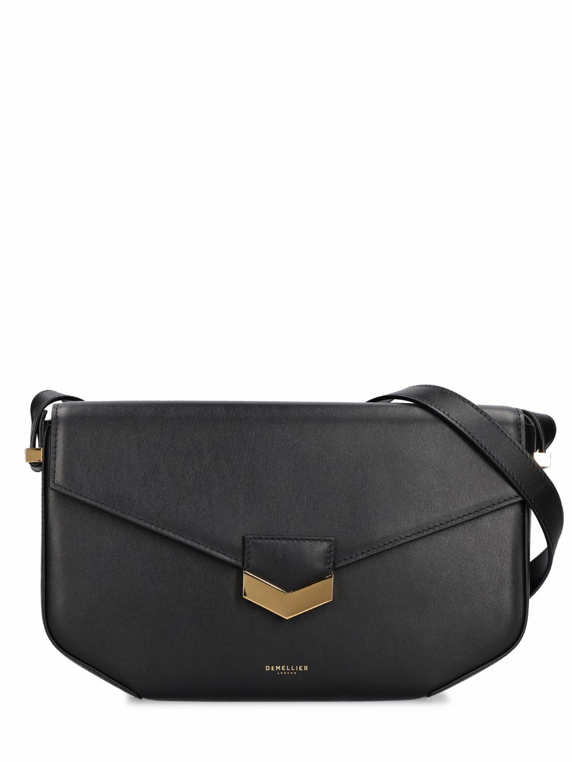 DEMELLIER Midi London Leather Shoulder Bag