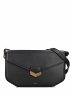 DEMELLIER Midi London Leather Shoulder Bag