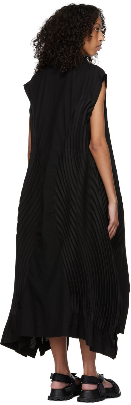 ISSEY MIYAKE Black Cotton Vest