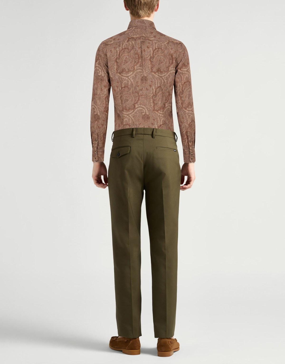 Brunello Cucinelli Mens Shirt in Brown
