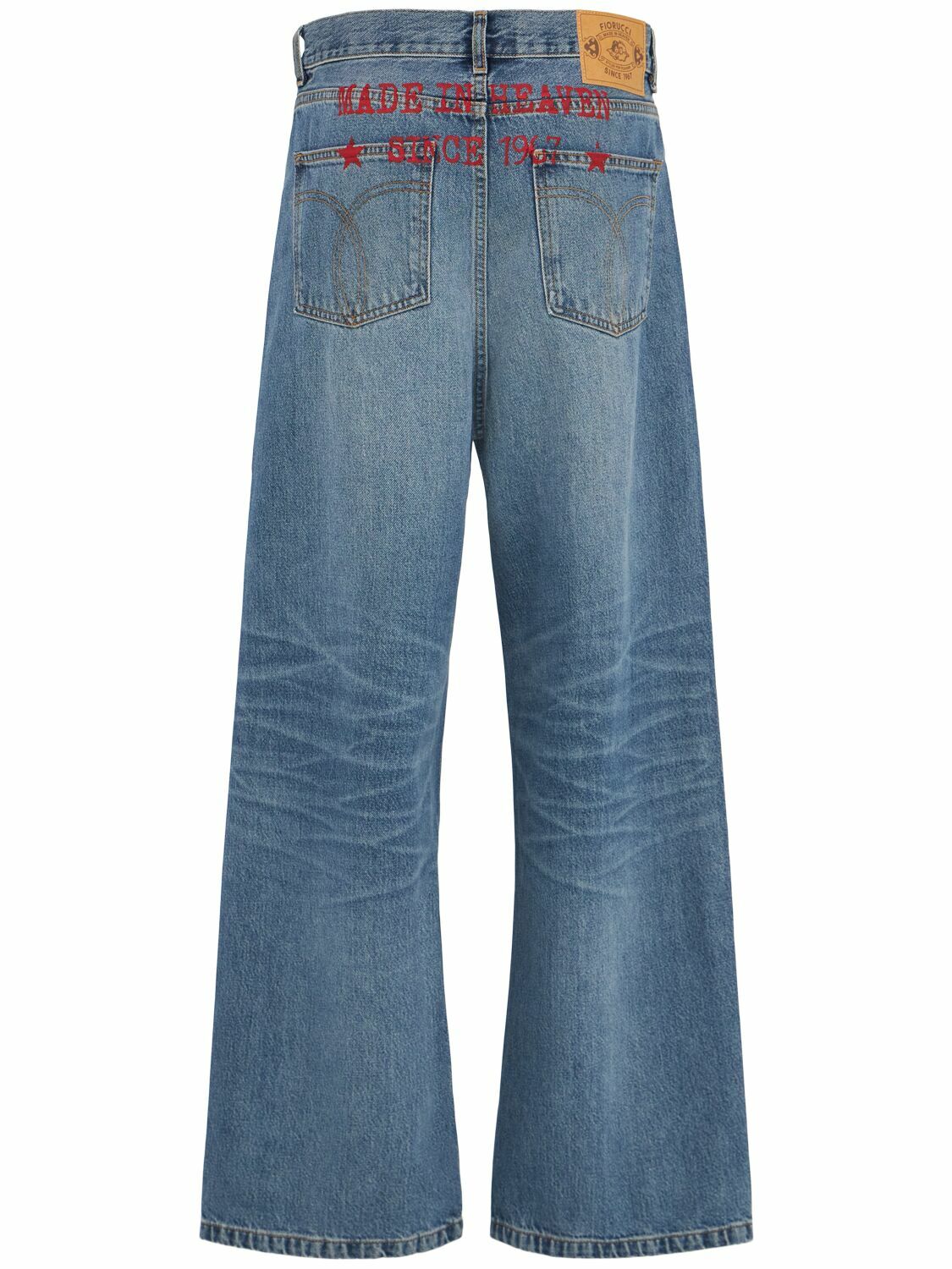 FIORUCCI Faded Denim Baggy Jeans