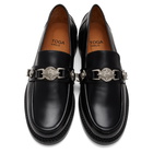 Toga Virilis Black Leather Loafers