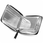 Comme des Garçons SA7100 Mirror Inside Wallet in Black/Silver Mirror
