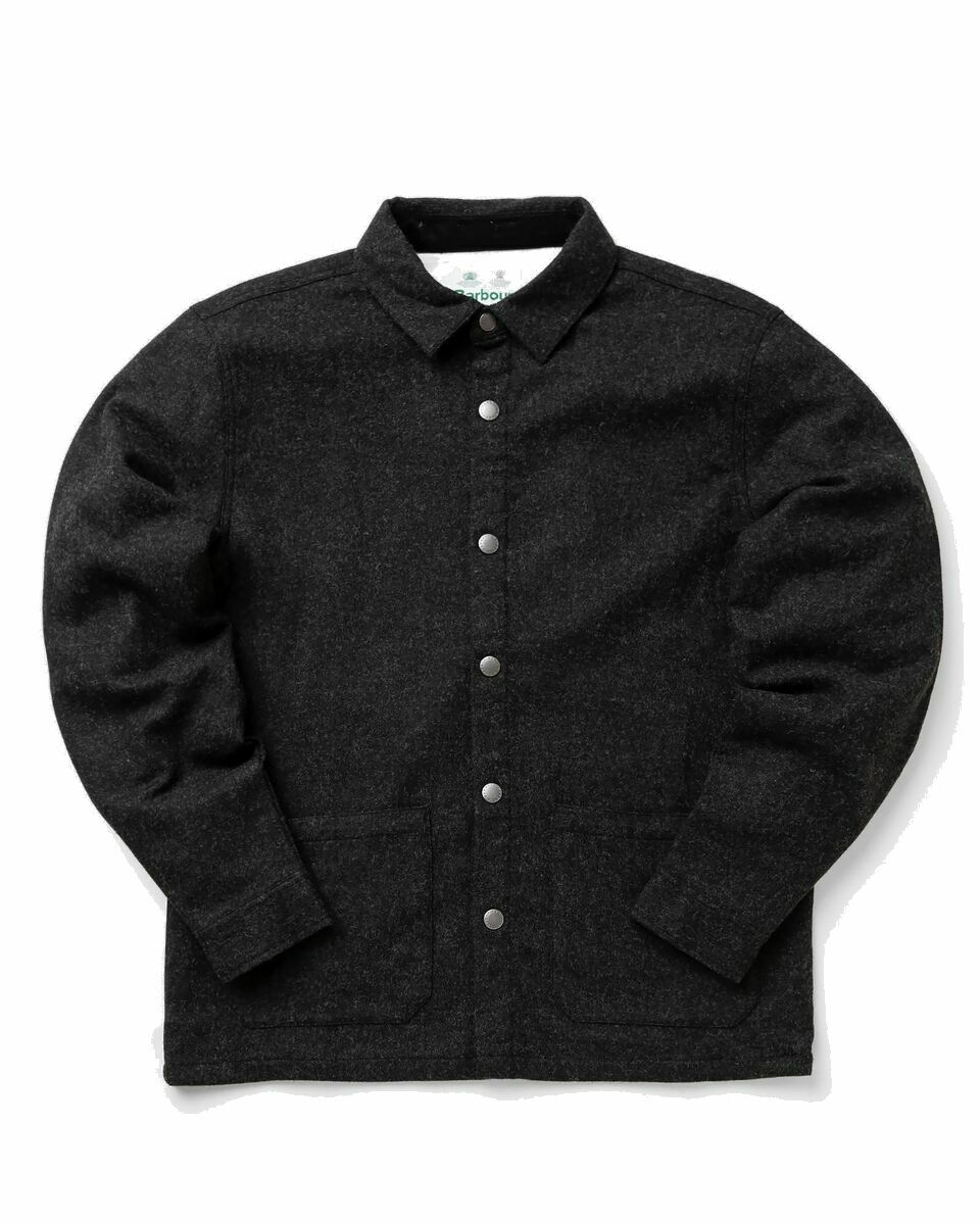 Photo: Barbour Barbour White Label Peter Overshirt Black - Mens - Overshirts