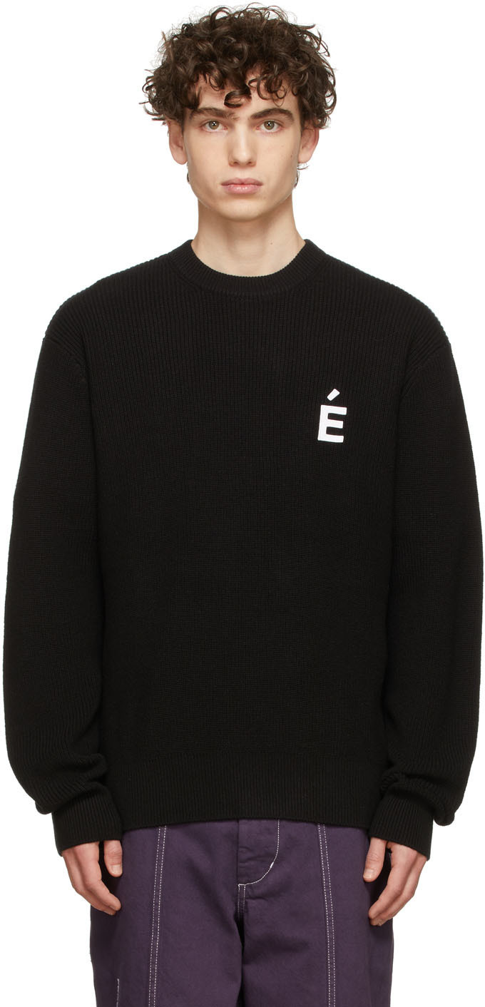 Études Black Boris Crewneck Sweater Etudes