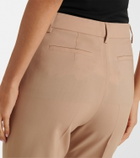 Sportmax Virgin wool flared pants