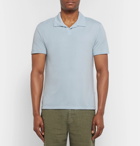 Onia - Shaun Slim-Fit Loopback Jersey Polo Shirt - Men - Sky blue