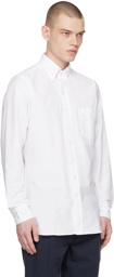 Drake's White Button-Down Shirt