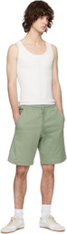 Dries Van Noten White Rib Knit Tank Top