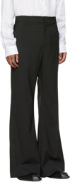 LU'U DAN Black 70's Bellbottom Trousers