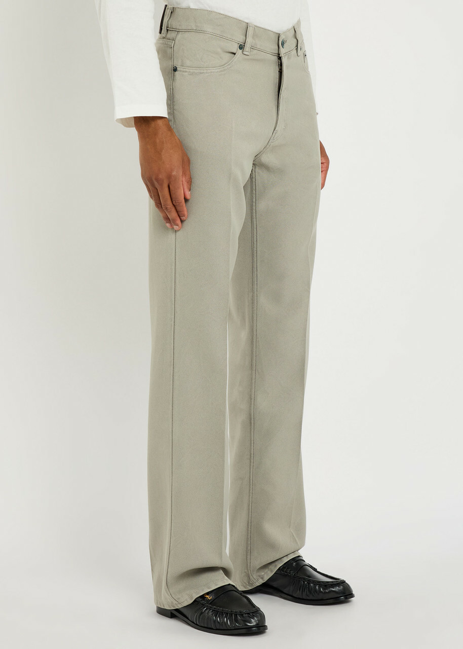 Our Legacy Carlson Cut Bootcut Woven Trousers Grey