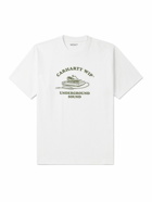 Carhartt WIP - Underground Sound Logo-Print Cotton-Jersey T-Shirt - White