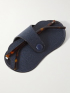 Valextra - Pebble-Grain Leather Sunglasses Case