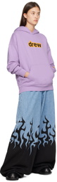 drew house Purple Secret Hoodie