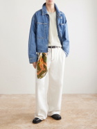 AGOLDE - Portman Oversized Cotton-Jersey T-Shirt - Neutrals