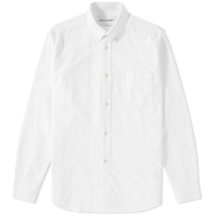 Photo: Our Legacy Everyman 1940s Button Down Shirt White