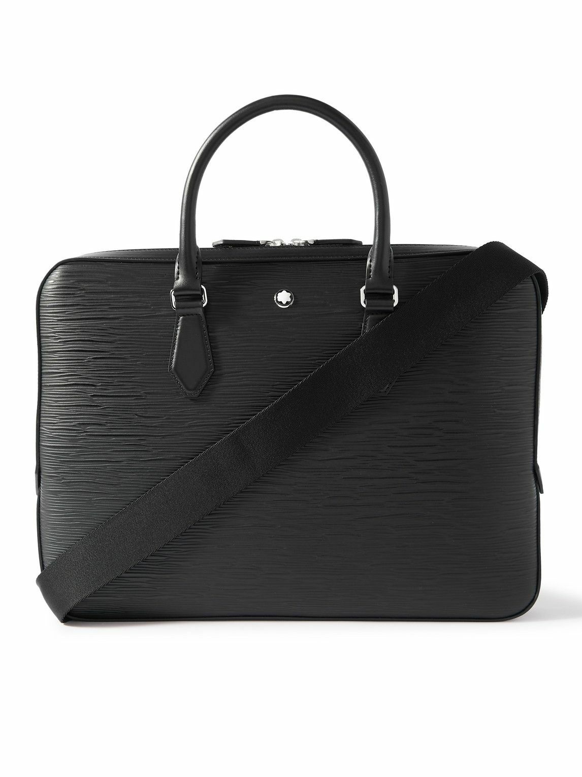 Photo: Montblanc - Meisterstück 4810 Textured-Leather Briefcase