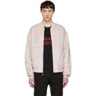 Rochambeau Reversible Pink Velvet Bomber Jacket