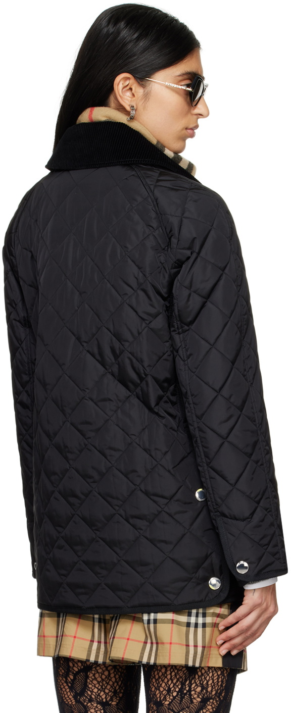 Burberry Black Quilted Jacket Burberry