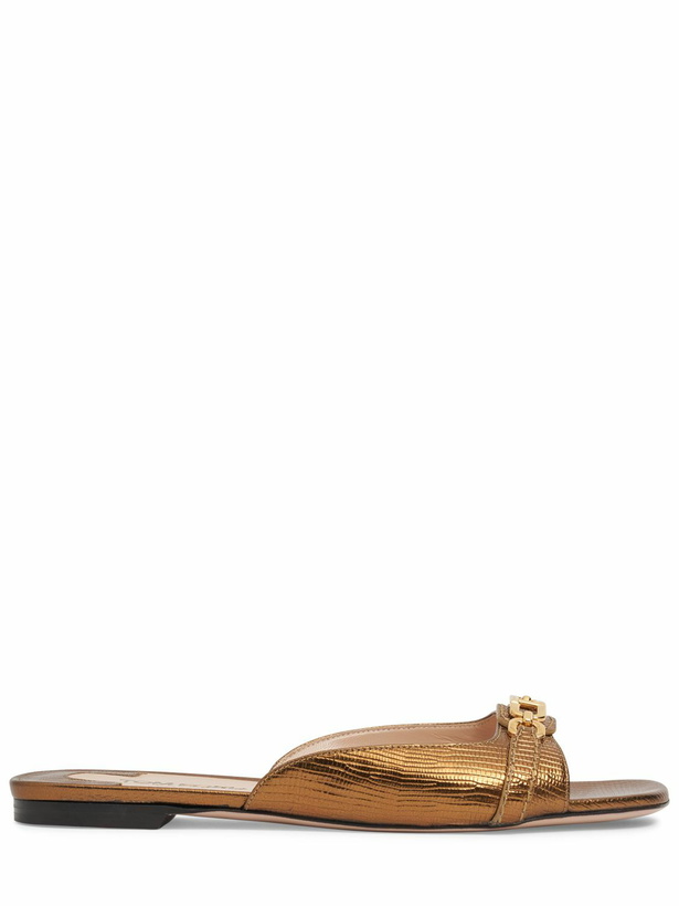 Photo: TOM FORD - 10mm Whitney Lizard Print Leather Slides