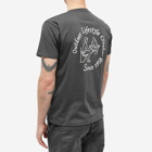 Snow Peak Men's Camping Club T-Shirt in Charcoal