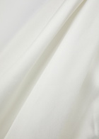 Solace London Neva Strapless Satin Mini Dress Cream