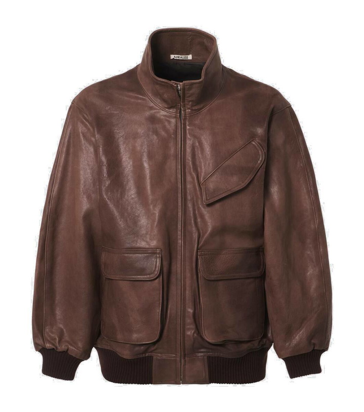 Photo: Auralee Leather jacket