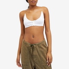 Y/Project Women's Invisible Strap Bralette in Optic White