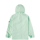 Stone Island Junior Zip Hooded Overshirt in Light Green