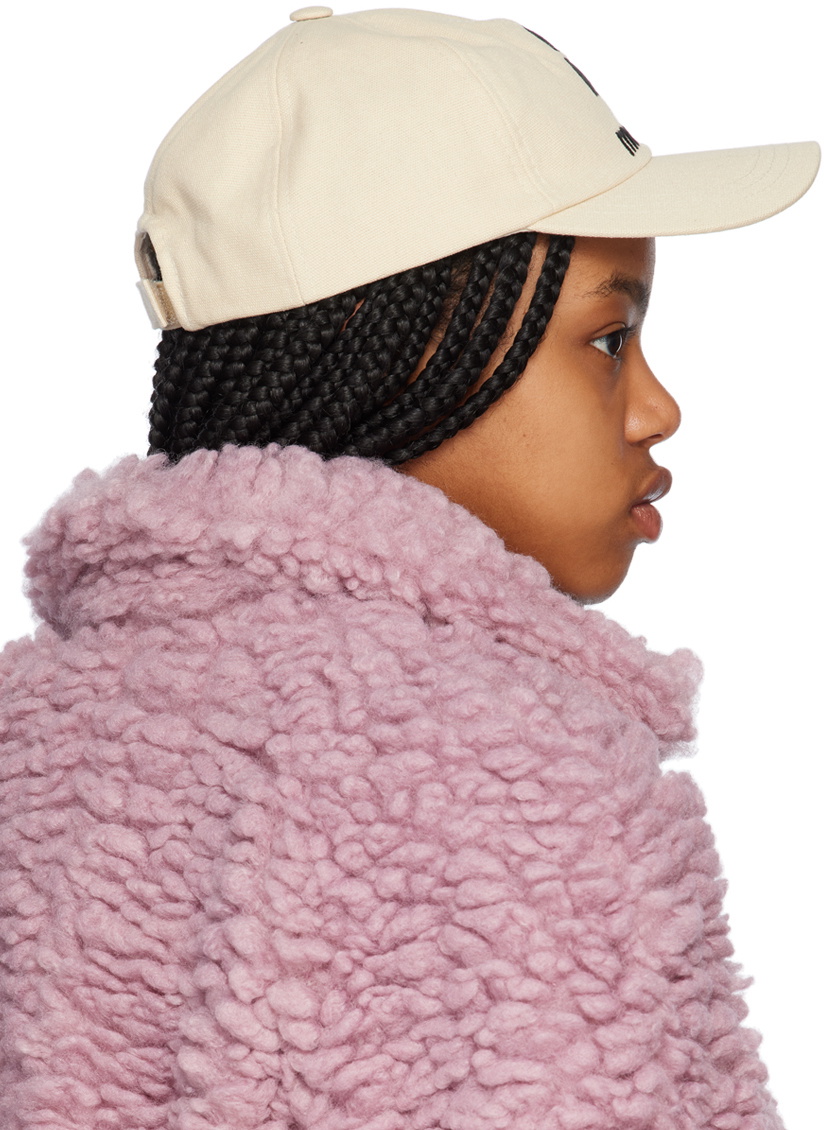 Isabel Marant White & Black Tyron Cap
