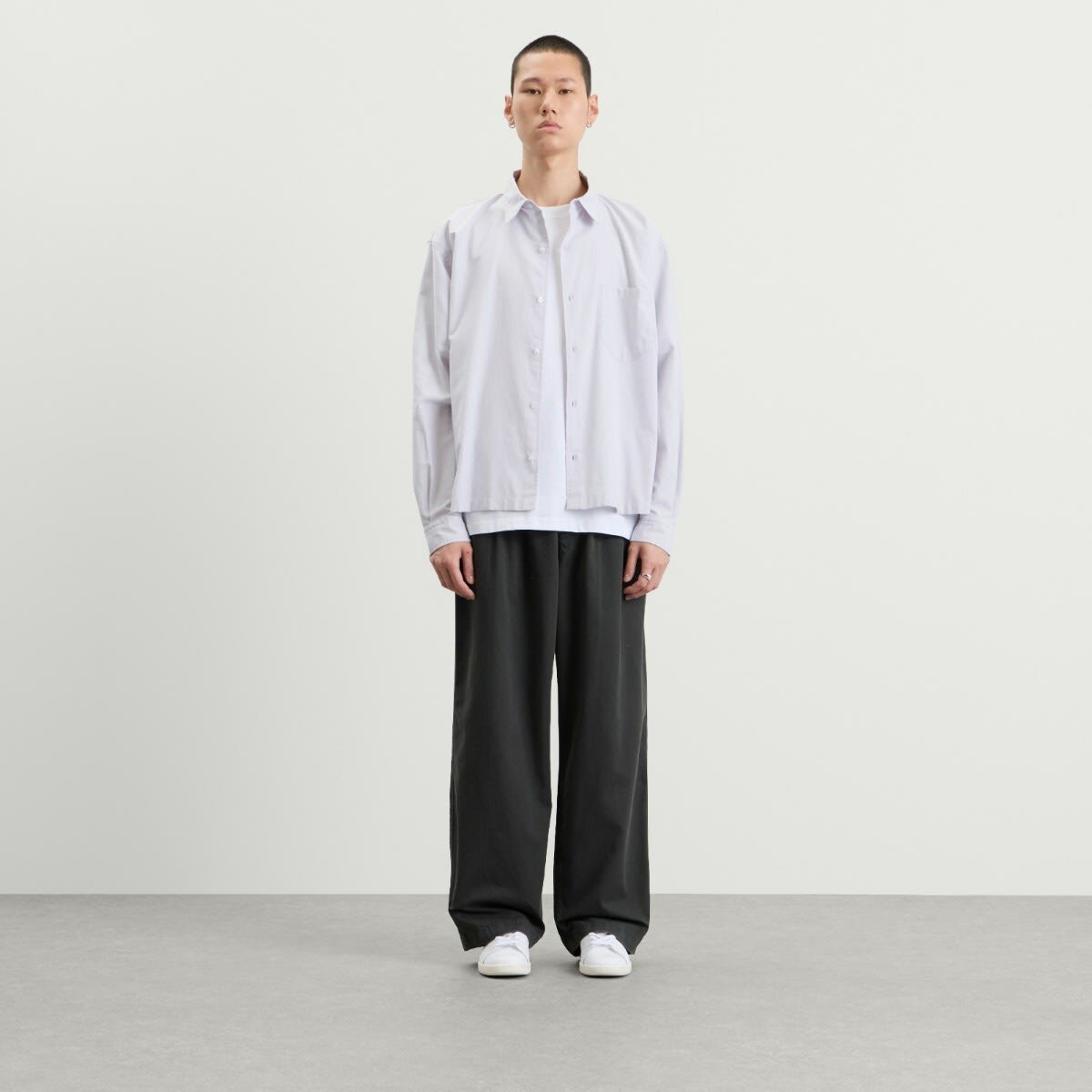 END. Spin Trouser in Washed Black